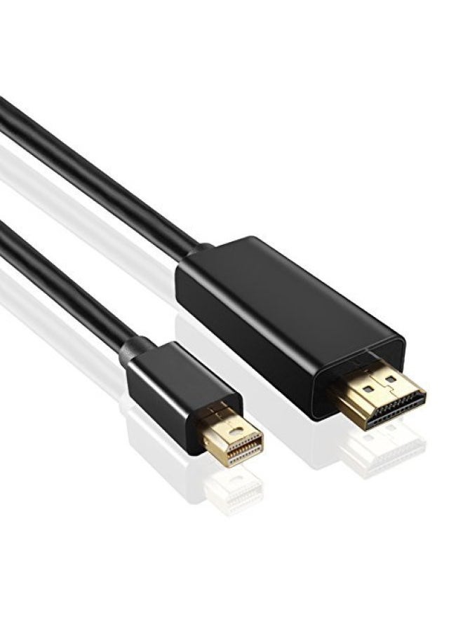 Generic - Mini Displayport To HDMI Lightning Mini Dp To HDMI Adapter Mac To TV-Color:White-Cord Length:Packaging Design Fee - Image 1