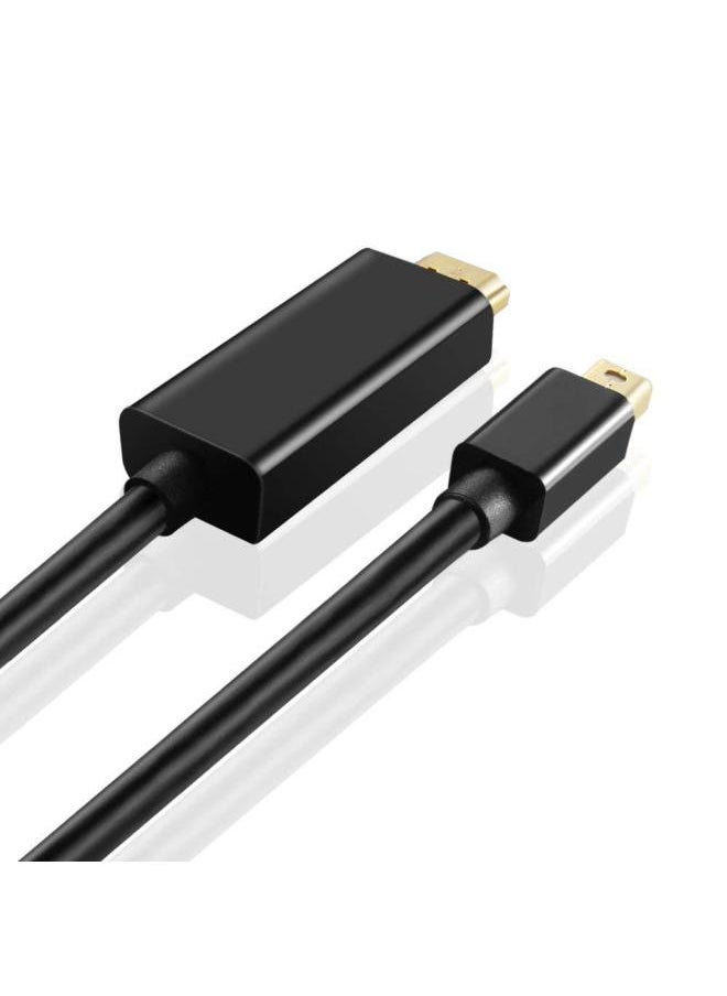 Generic - Mini Displayport To HDMI Lightning Mini Dp To HDMI Adapter Mac To TV-Color:White-Cord Length:Packaging Design Fee - Image 1