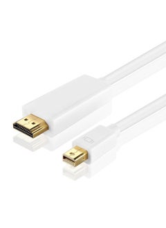 Mini Displayport To HDMI Lightning Mini Dp To HDMI Adapter Mac To TV-Color:White-Cord Length:Packaging Design Fee