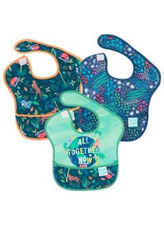 BUMKiNs Bibs Baby Bibs For Girl Or Boy Superbib Baby And Toddler Bib For 6 24 Months Baby Bib For Eating Feeding Bib Waterproof Lightweight Fabric  - Image 2