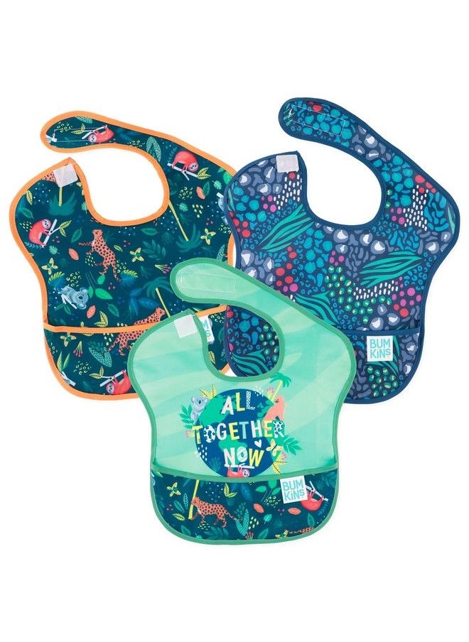 BUMKiNs Bibs Baby Bibs For Girl Or Boy Superbib Baby And Toddler Bib For 6 24 Months Baby Bib For Eating Feeding Bib Waterproof Lightweight Fabric  - Image 2