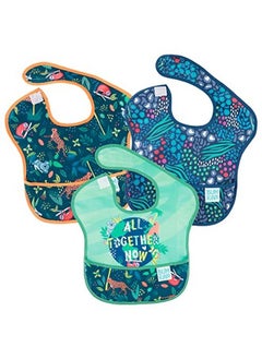 BUMKiNs Bibs Baby Bibs For Girl Or Boy Superbib Baby And Toddler Bib For 6 24 Months Baby Bib For Eating Feeding Bib Waterproof Lightweight Fabric  - Image 1