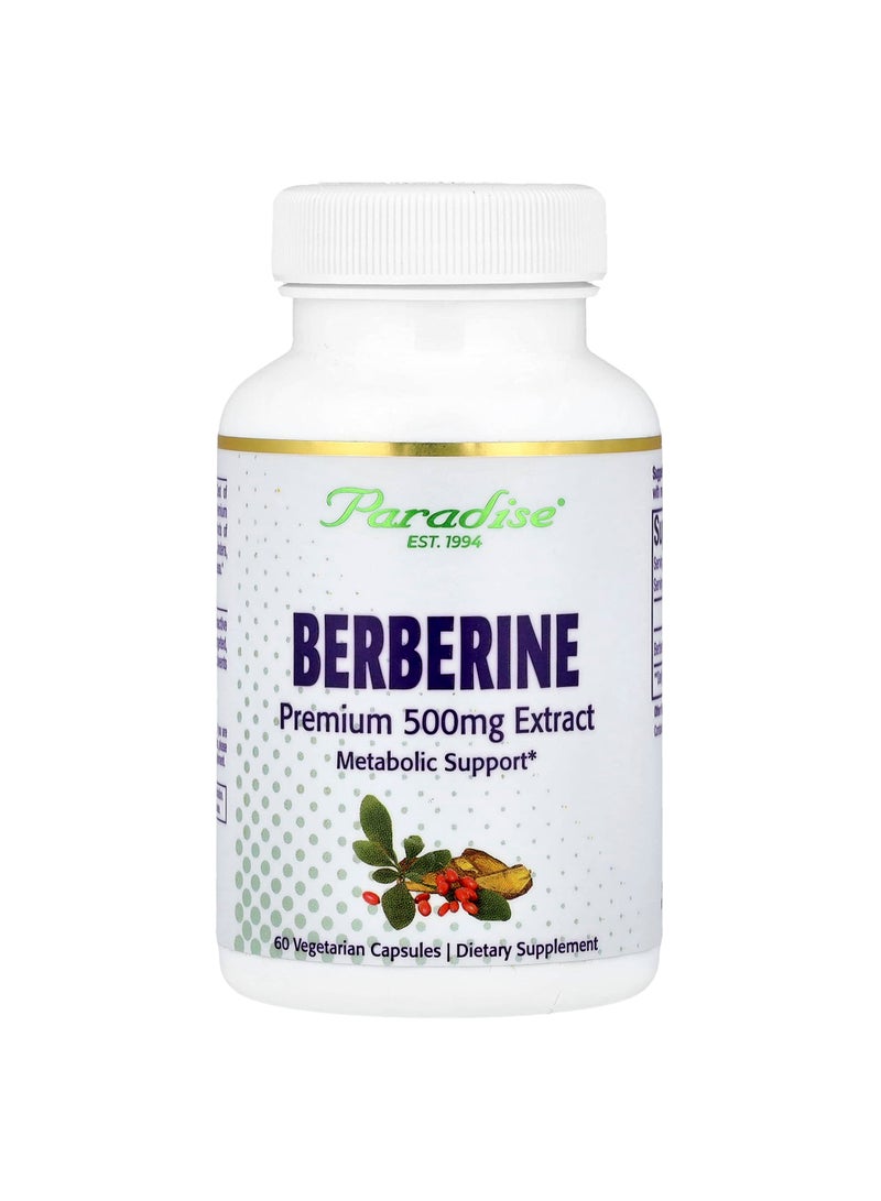 Berberine , 500 mg, 60 Vegetarian Capsules