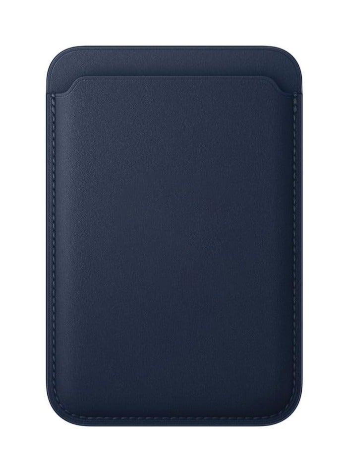 Magsafe Wallet Compatible with iPhone 16 & iPhone 15 Pro Max MagSafe Secure Credit Card Holder Vegan Leather Magnetic Card Wallet Holder Apple iPhone 16,15,14,13,12 Compatible  - Image 1