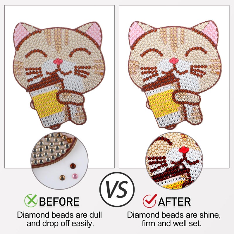 Topwey Diamond Painting Sealer, Topwey Diamond Painting Adhesive with Applicator Helps retain Your Diamond Sparkle, Also Applicable to Puzzles for Adults (125 ML 4.4 Fl Oz) - Image 2