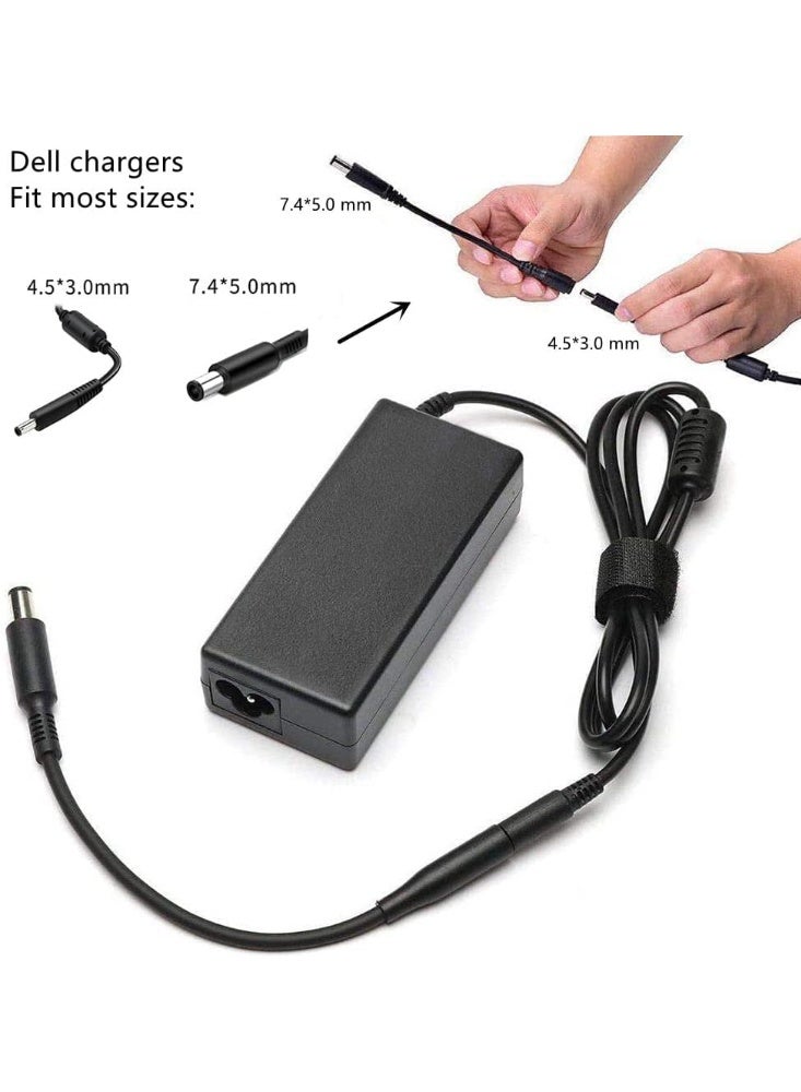 Terabyte Laptop Power Supply Charging Cable for Dell 19.5V 3.34A 65W Inspiron 11-3000 15-5000 13-5000 13-7000 14-3000 14-5000 15-3000 15-7000 17-5000 17-70 00 XPS 11 12 13 Latitude Vostro Series AC Adapter - Image 2