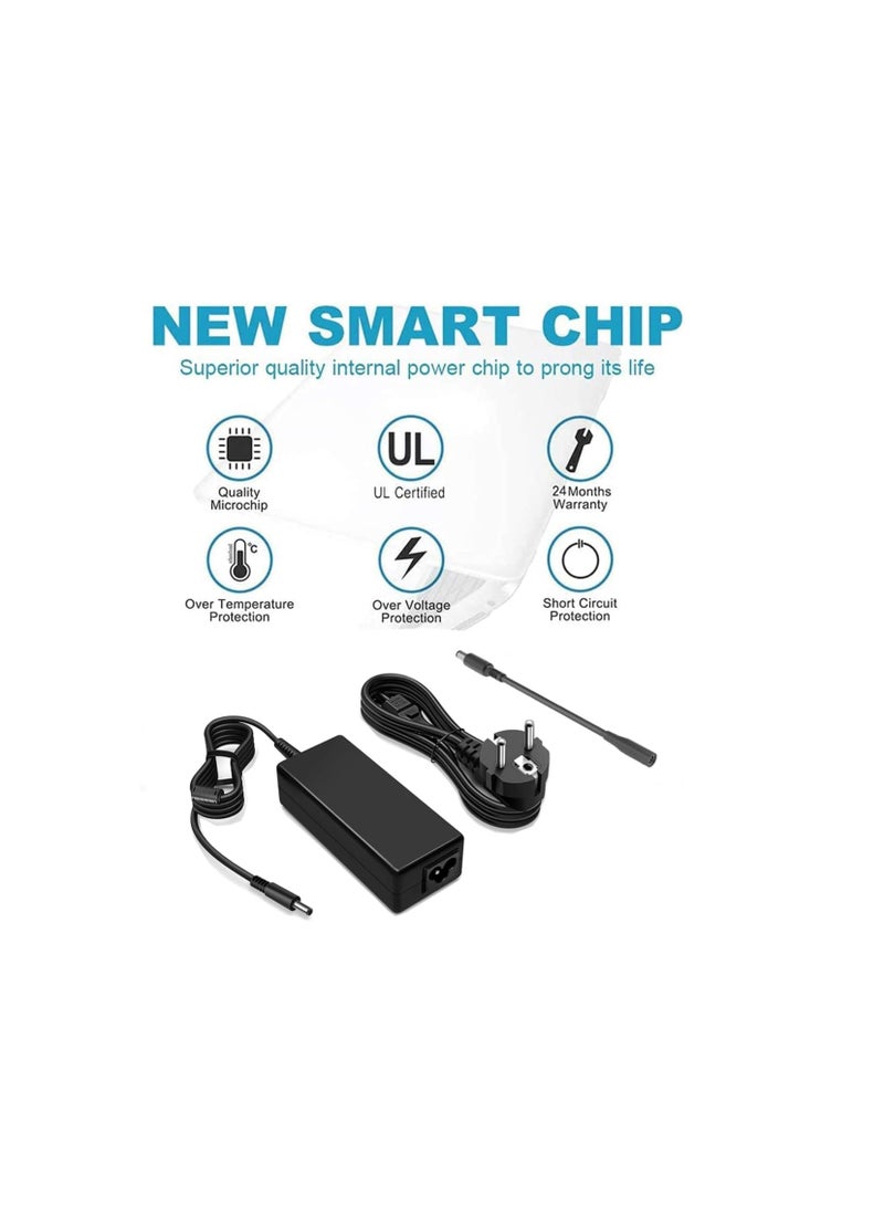 Terabyte Laptop Power Supply Charging Cable for Dell 19.5V 3.34A 65W Inspiron 11-3000 15-5000 13-5000 13-7000 14-3000 14-5000 15-3000 15-7000 17-5000 17-70 00 XPS 11 12 13 Latitude Vostro Series AC Adapter - Image 4