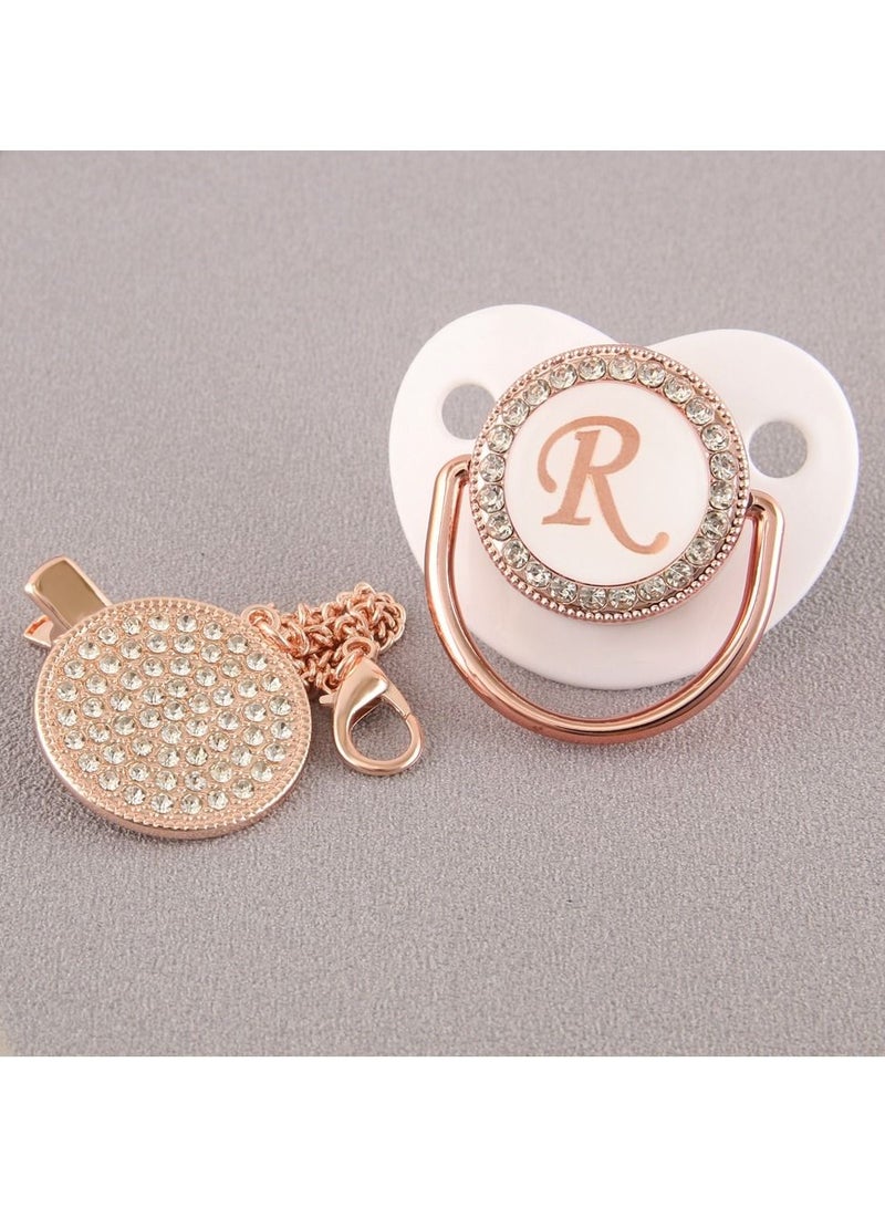 Loquat Alphabet Baby Shiny Diamond Pacifier
