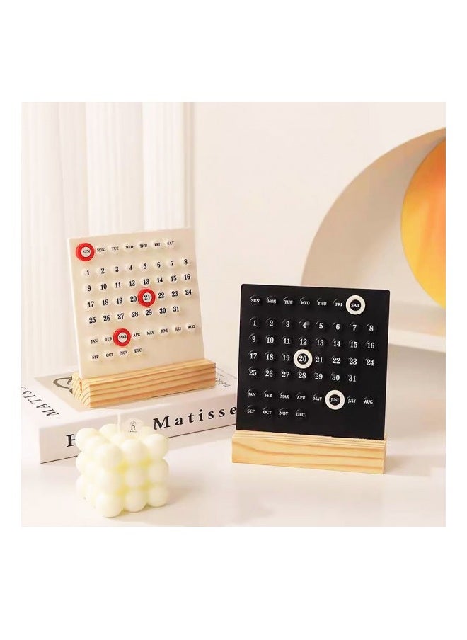 Generic 3D Wooden Calendar 
