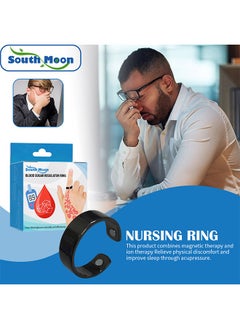 SOUTH MOON 2 Pcs Blood Sugar Regulator Ring, Blood Glucose Control Ring for Acupressure, for Women and Men Adjustable Blood Glucose Control Ring  - Image 2