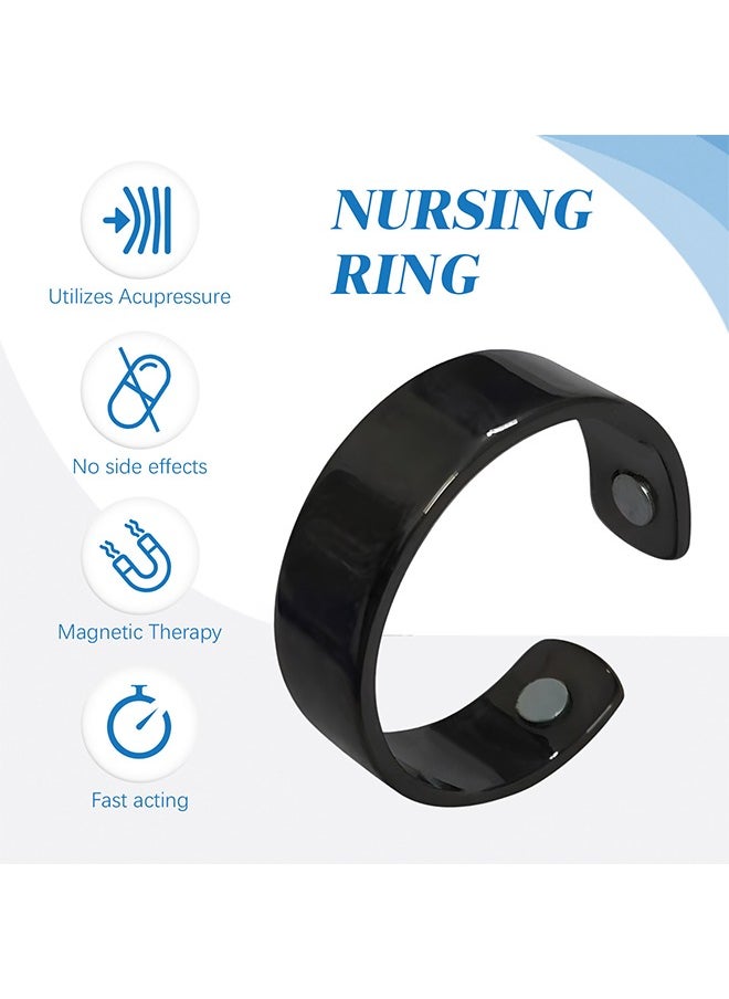 SOUTH MOON 2 Pcs Blood Sugar Regulator Ring, Blood Glucose Control Ring for Acupressure, for Women and Men Adjustable Blood Glucose Control Ring  - Image 3
