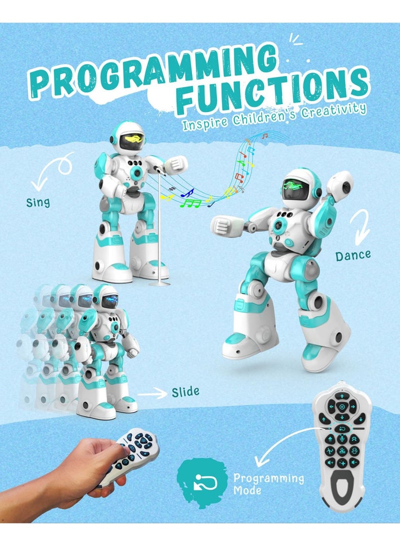 YelaJoy Toys for 3-8 Year Old Boys and Girls, Rechargeable Robot Toys for Kids with Recording Voice, Programming, Gesture Sensing, Singing, Dancing, RC Robot Birthday Gifts for Boys and Girls - Image 5