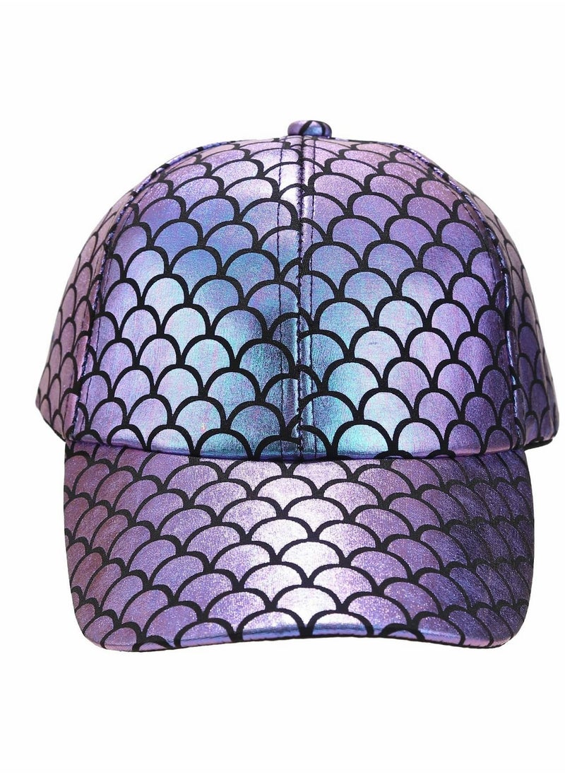 Excefore - Baseball Cap, Adjustable Fish Scales Sun Visor Hats - Image 1