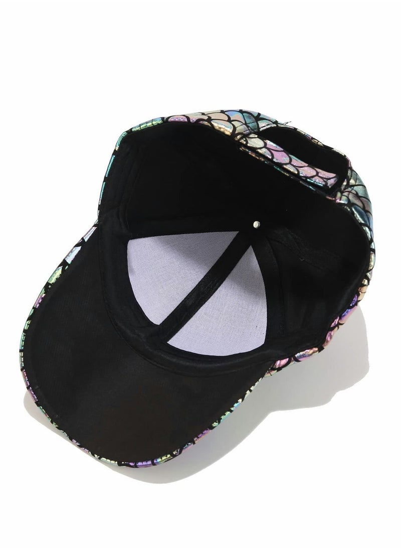 Excefore - Baseball Cap, Adjustable Fish Scales Sun Visor Hats - Image 1