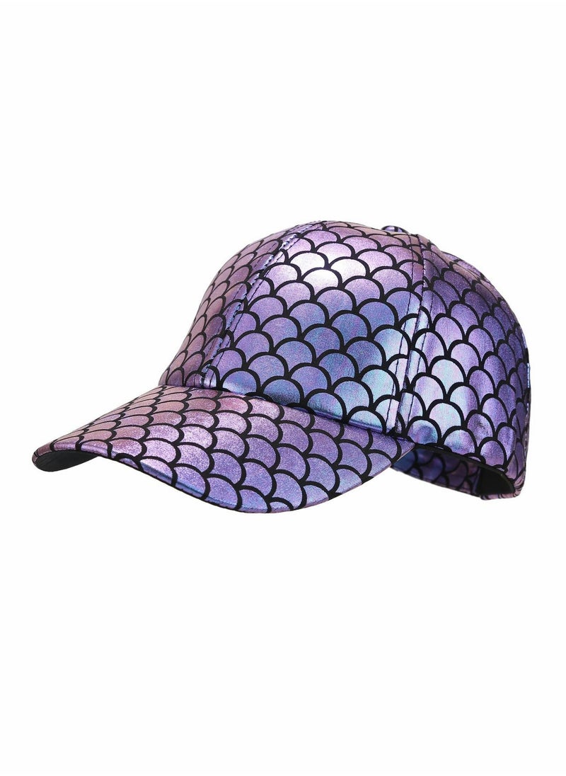Excefore - Baseball Cap, Adjustable Fish Scales Sun Visor Hats - Image 1