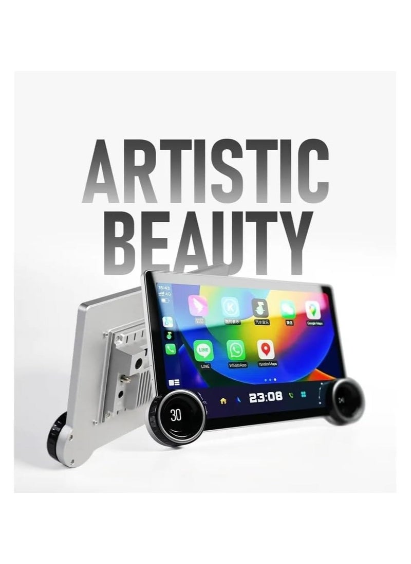 SHEZA STAR - 11.8 بوصة Diamond 2K Car Android يدعم شاشة Apple Carplay Android Auto Wireless مناسب لإطار Android 9 بوصة 10 بوصة، 2 جيجابايت رام، 64 جيجابايت روم، واجهة سريعة، تشغيل سريع، كاميرا AHD متضمنة - Image 1