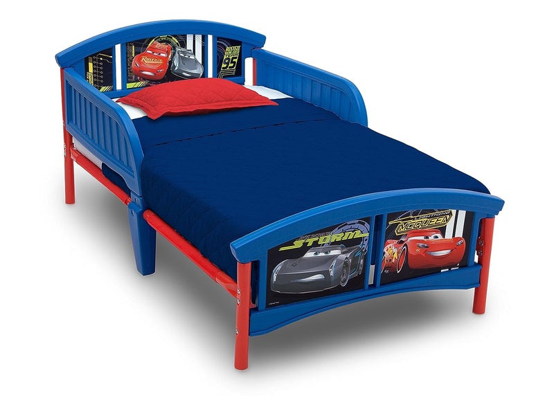 Delta Children Plastic Toddler Bed, Disney/Pixar Cars - Image 1