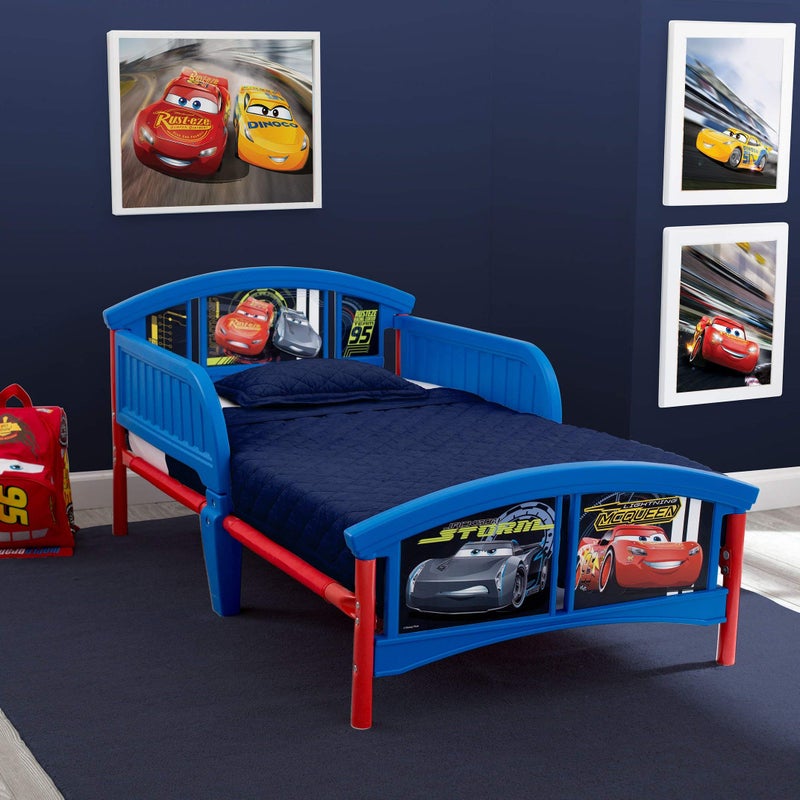 Delta Children Plastic Toddler Bed, Disney/Pixar Cars - Image 2