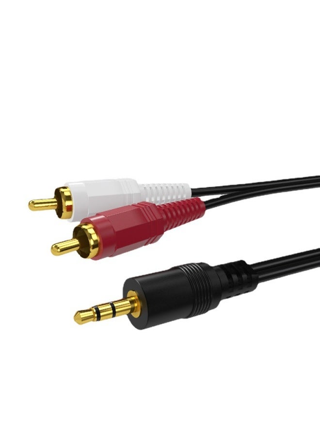 Audio Cable 3.5mm To Double Lotus Head One And Two 2rca Mobile Phone Computer Audio Cable To Aux Audio Cable-Length:1.5m  - Image 5