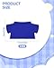 Aecsze 4 PCS Stuffed Bear Basic T Shirt Clothes for 1012Inch T Shirt Classic Crew Neck Bear Cute Tiny Clothes DIY Bear Toy for 1012 InchBlue - Image 4