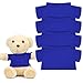 Aecsze 4 PCS Stuffed Bear Basic T Shirt Clothes for 1012Inch T Shirt Classic Crew Neck Bear Cute Tiny Clothes DIY Bear Toy for 1012 InchBlue - Image 2