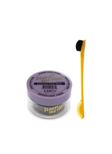 24 Hour Edge Tamer Kit (2.7oz/ 80ml, Extreme Hard) No Flaking, No White Residue, Shine and Smooth texture with edge hair styling