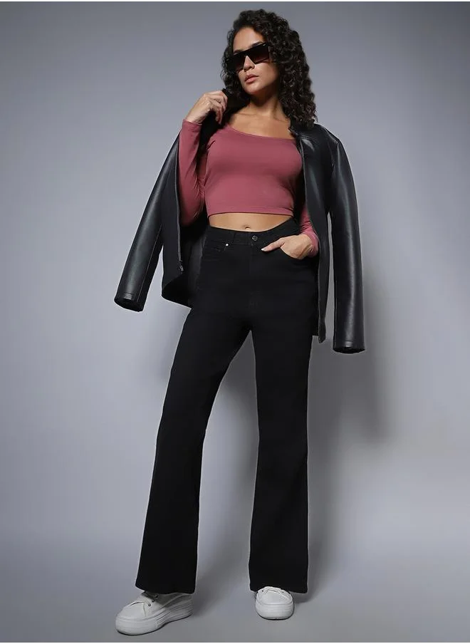 HIGH STAR High Star Women Black Jeans by Styli