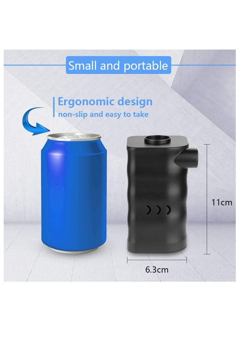 Zacro - Zacro Portable Electric Air Pump with 6000mAh Battery for Quickly Inflatables and Deflation, Powered by USB/Any Standard 12V Vehicle Outlet, 3 Nozzles for Mattresses, Lounger Sofa, Pool Floats, Airbed - Image 1