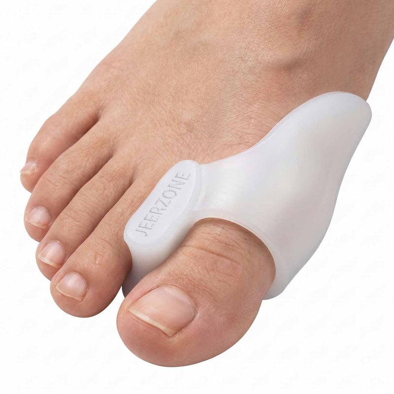 Gel Big Toe Bunion Guards & Toe Spreaders Bunion Pads (Two Pack) - Big Toe Separator Cushion Straightener - Gel Toe Spacers, Protectors, Correctors - Non toxic,1 Pair - Image 1