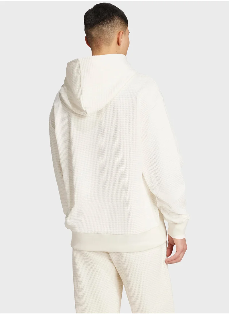 Adidas All Szn Waffle Knitted Hoodie