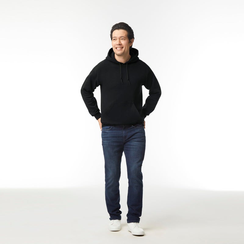 Gildan Adult Fleece Hoodie Sweatshirt, Style G18500, Multipack, Black (1-Pack), Medium - Image 3
