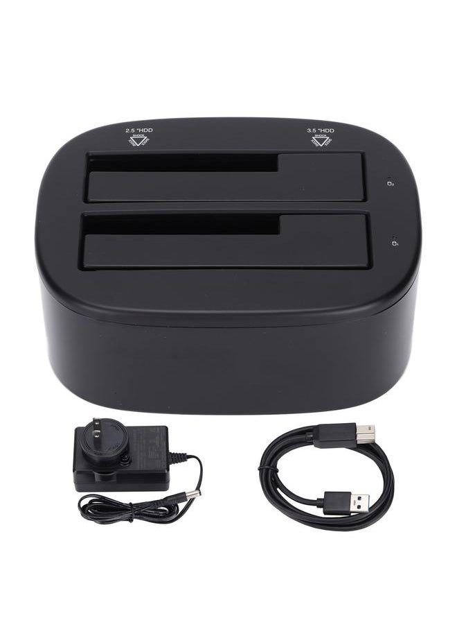 Thoraya USB3.0 to SATA hard disk base 3.5/2.5 inch mobile hard disk dual disk offline hard disk base  - Image 1