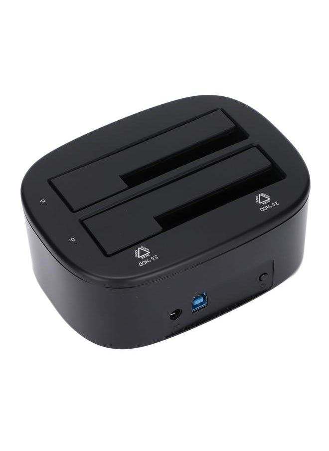 Thoraya USB3.0 to SATA hard disk base 3.5/2.5 inch mobile hard disk dual disk offline hard disk base  - Image 4