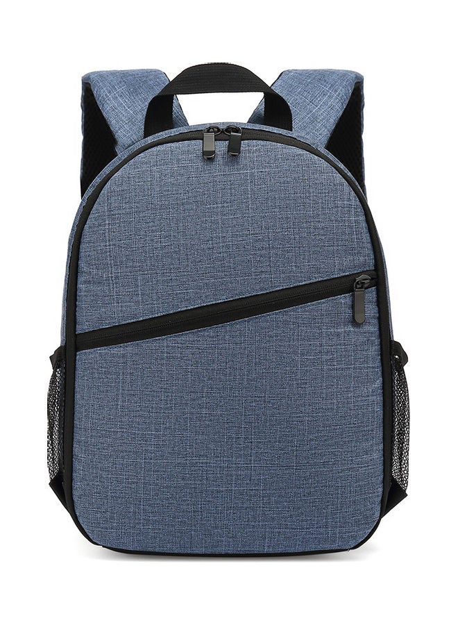 NIBEMINENT Waterproof Multi-Functional Digital Camera Backpack Blue 