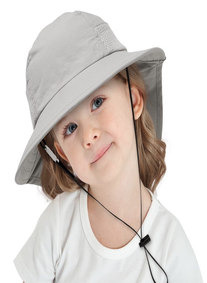 ECOSUMA Infant Bucket Hat 0-6 Months White/Gray - Image 5