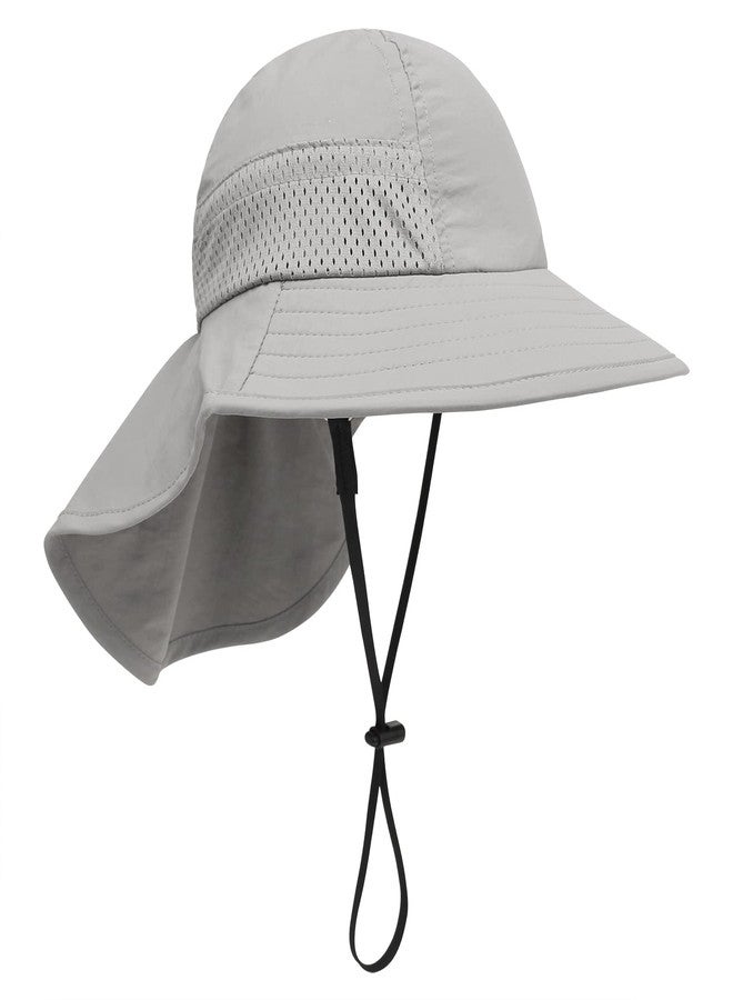 ECOSUMA Infant Bucket Hat 0-6 Months White/Gray - Image 3