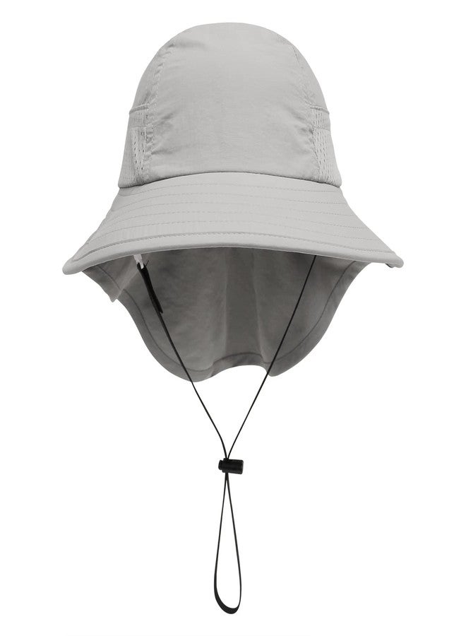 ECOSUMA Infant Bucket Hat 0-6 Months White/Gray - Image 2