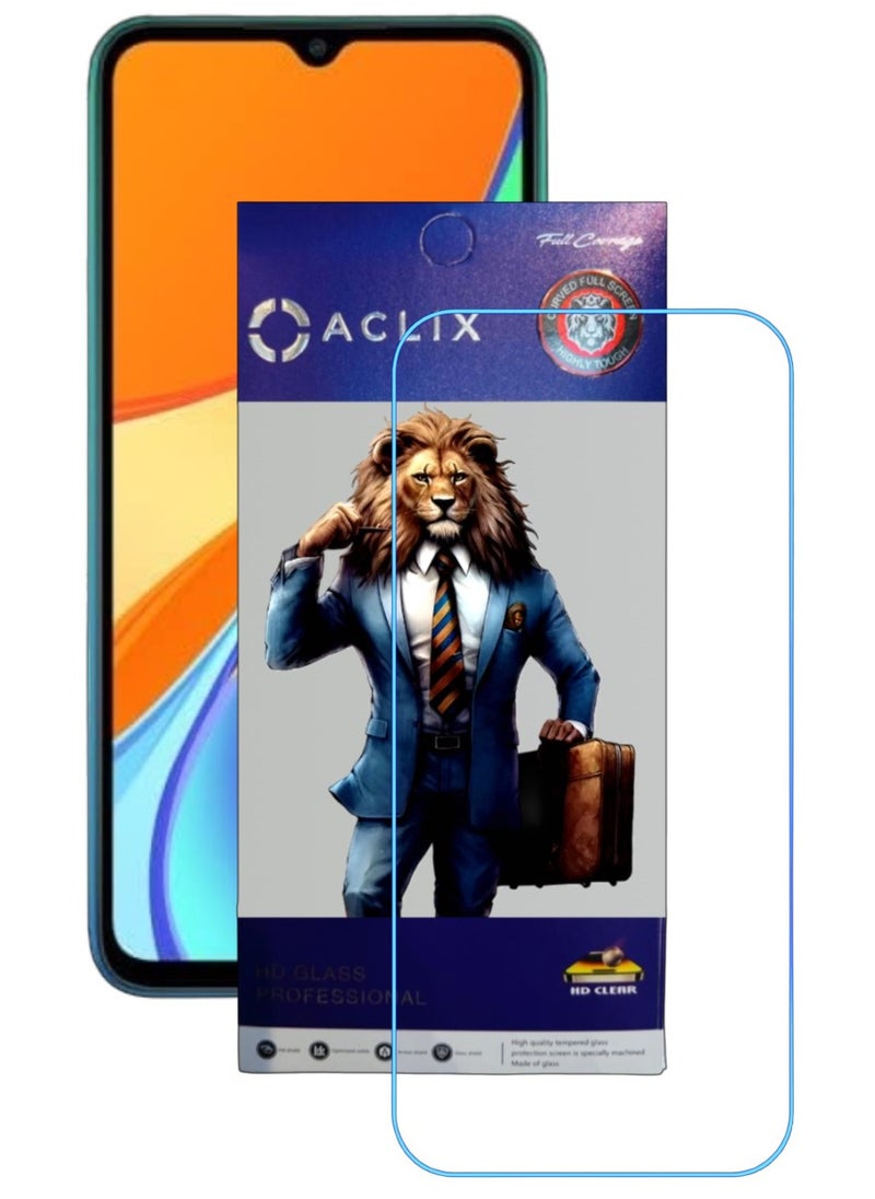 ACLIX Antistatic ESD Dustproof Premium Quality High Definition Clear Tempered Glass Screen Protector Designed For Xiaomi Redmi 9C - Image 1