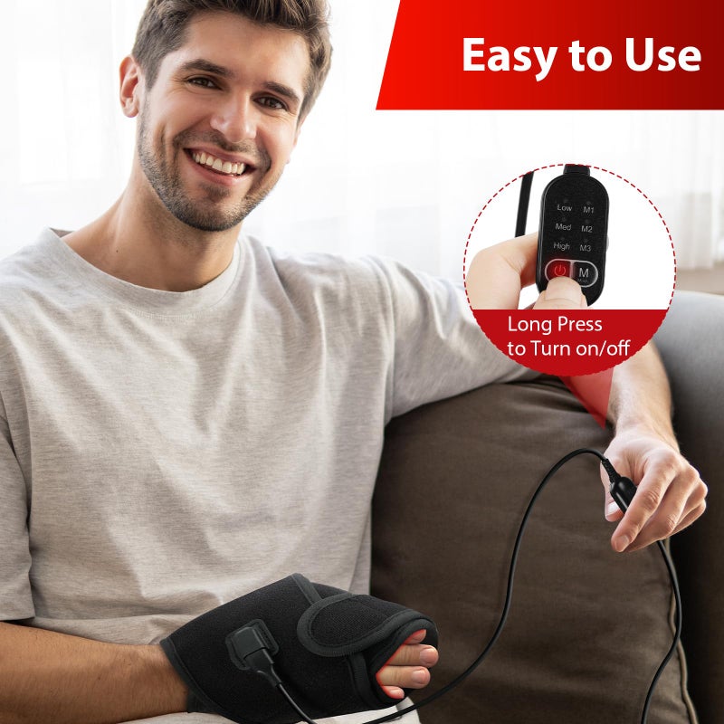 Comfytemp Red Light Therapy Wrap for Body, 37'' Near Infrared Light Belt for Face Knee Ankle, 10W Wearable Wrap with 63 LEDs for Hand Foot Joint Muscle, 660nm & 850nm(Corded) - Image 3