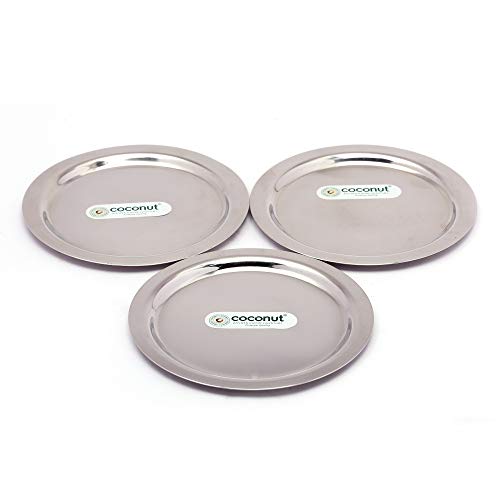 Coconut Stainless Steel - Ciba Lid Set | Heavy Gauge Lid Set of 9 Pcs. | Set Contains 3 Pcs Each of 12Cms, 13.5Cms & 15Cms Size Lids For Utensils | Must Have Kitchen Essentials - Image 4