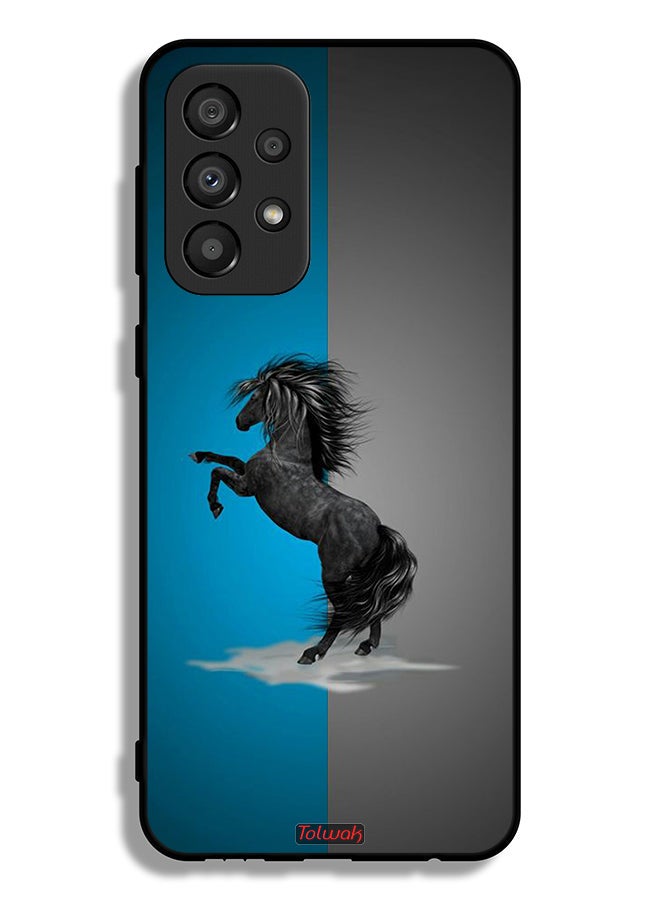 Tolwak Samsung Galaxy A33 5G Protective Case Cover Horse Art - Image 1