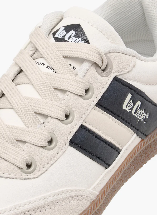 Lee Cooper Boys' Panelled Lace-Up Sneakers