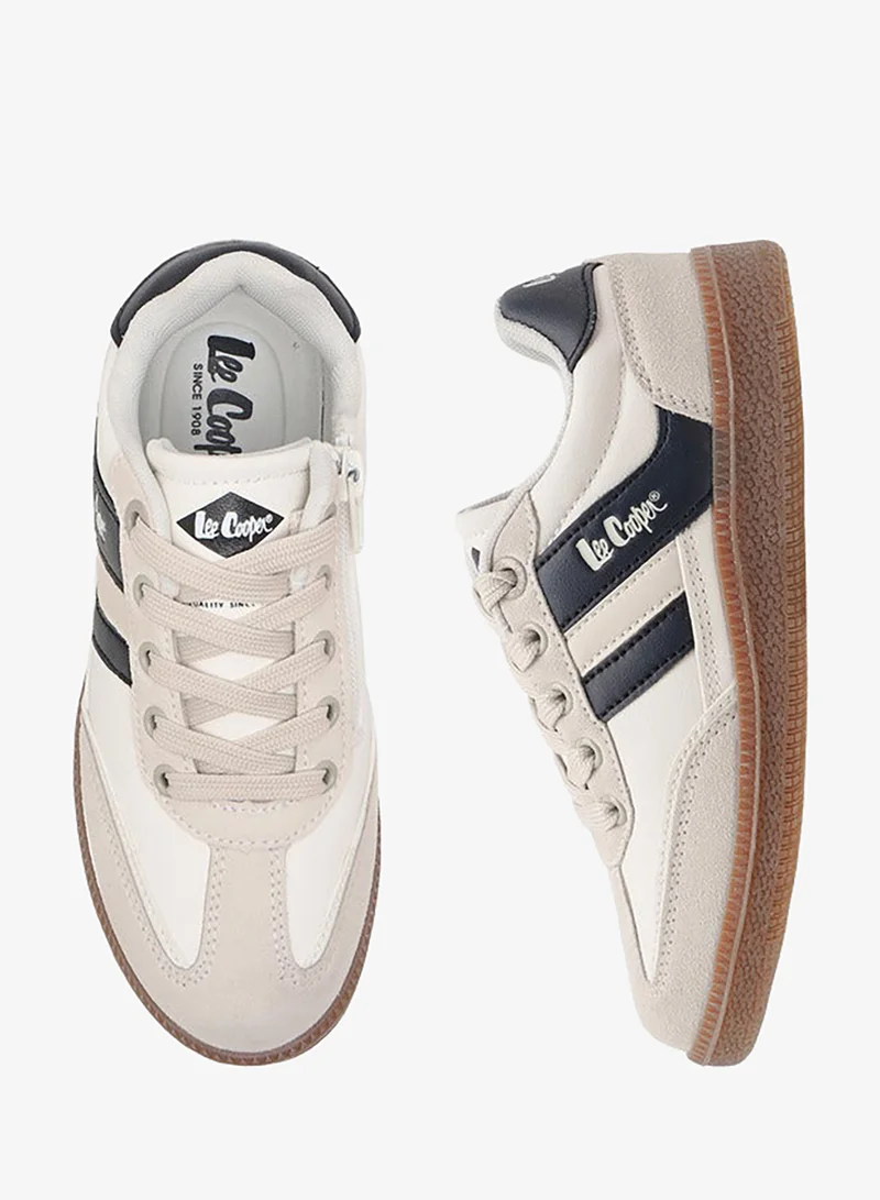 لي كوبر سنيكرز للأولاد برباط وتصميم متعدد الألواح