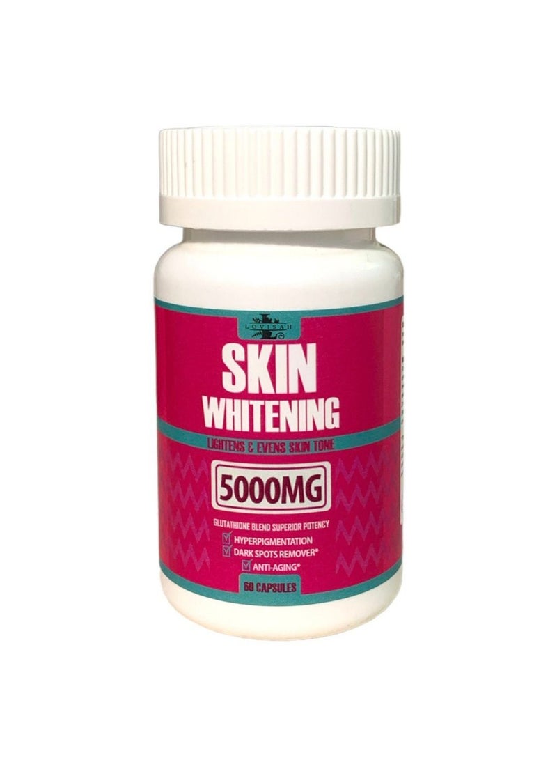 Lovisah Skin Whitening and lightening capsules 5000mg - Image 1