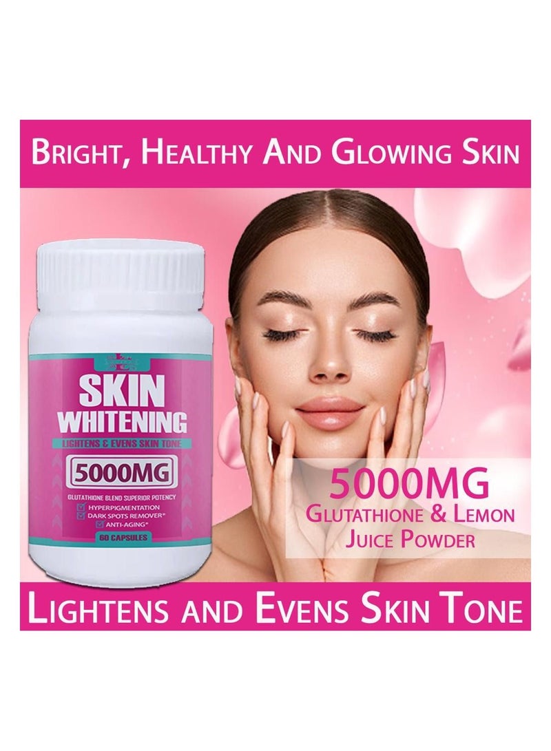 Lovisah Skin Whitening and lightening capsules 5000mg - Image 2