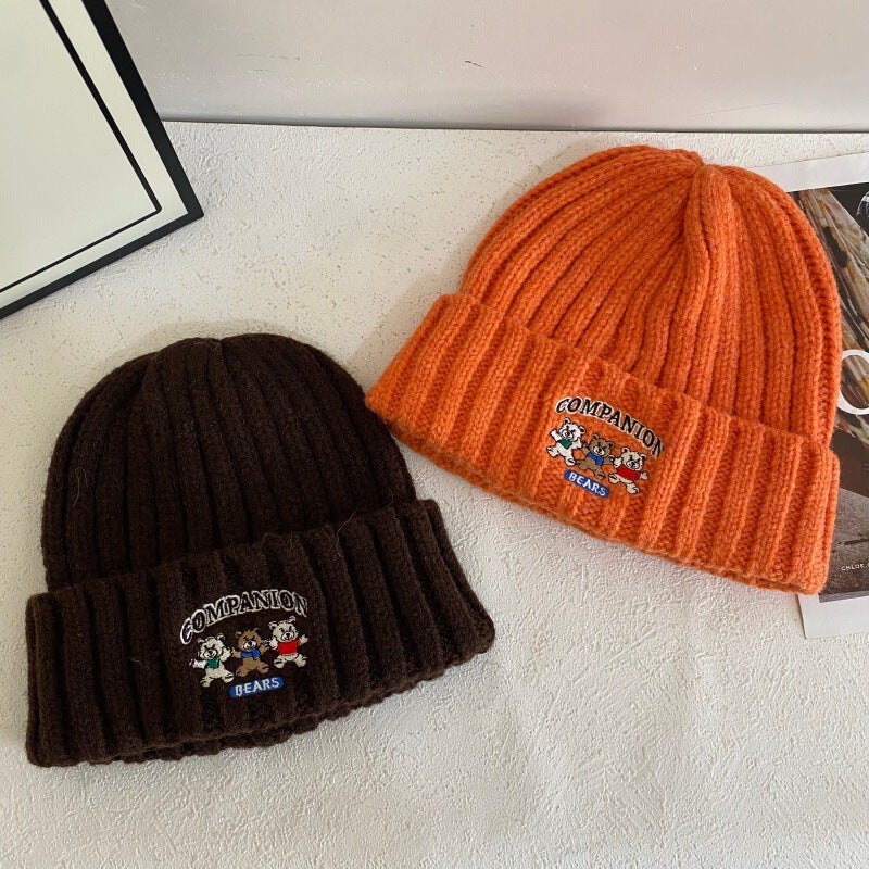 Mickey Beanie Women  Spring  Funny Knit Hat Acrylic - Image 4