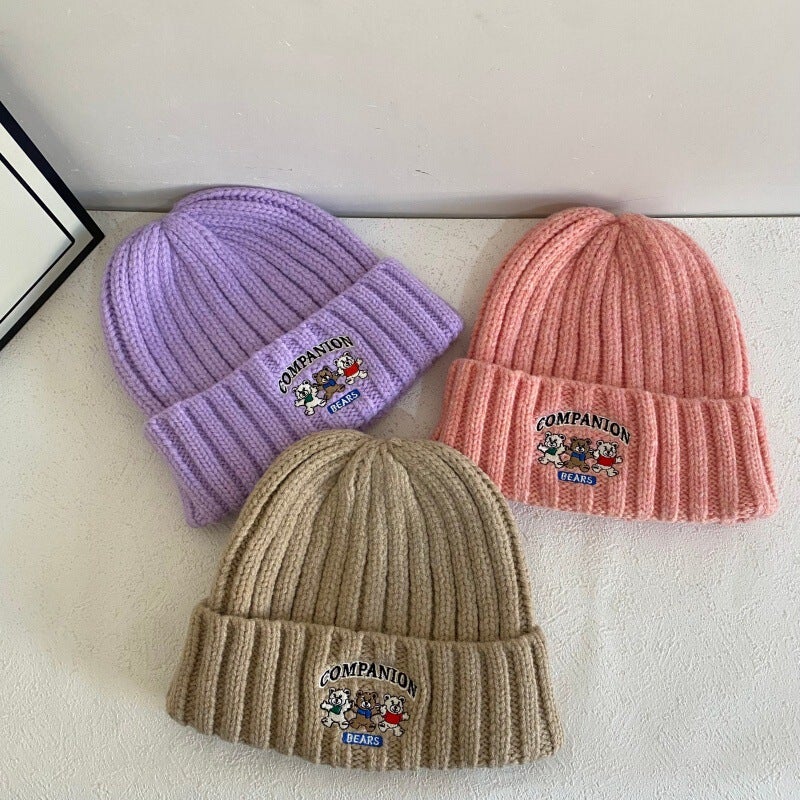 Mickey Beanie Women  Spring  Funny Knit Hat Acrylic - Image 3