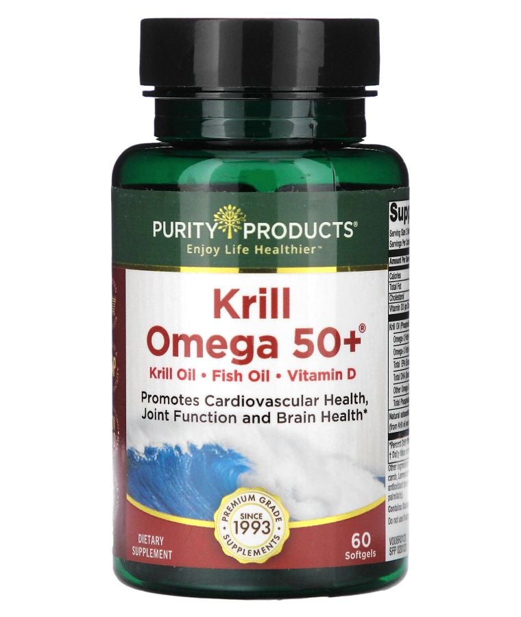 Purity Products Krill Omega 50+ 60 Softgels