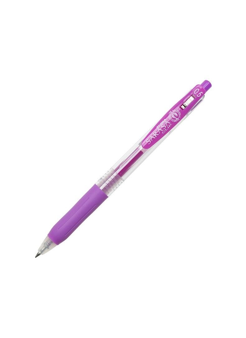 ZEBRA - GEL INK ROLLERBALL CLIP PURPLR 0.5 - Image 1