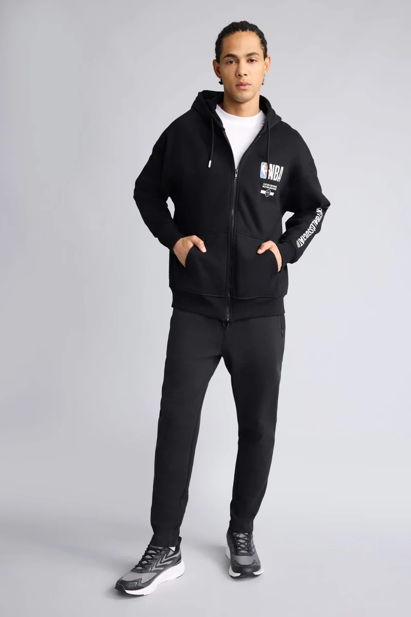 ديفاكتو NBA Licensed Zip-Up Oversize Hoodie